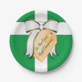 クリスマスまで開かない紙プレート ペーパープレート (正面)