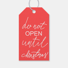 クリスマスまで開かない ギフトタグ