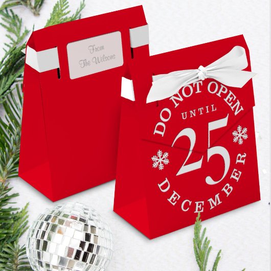 クリスマスまで開かない フェイバーボックス