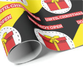 クリスマスまで開かない ラッピングペーパー (ロールコーナー)