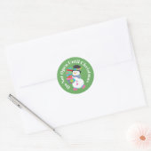 クリスマスまで開けないで ラウンドシール (封筒)