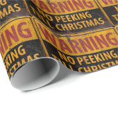 クリスマスま警告で何のサインもいかない ラッピングペーパー (ロールコーナー)