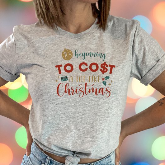 クリスマスみたいに高くなってきたおもしろい Tシャツ