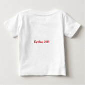 クリスマスめでたい~の木 ベビーTシャツ (裏面)