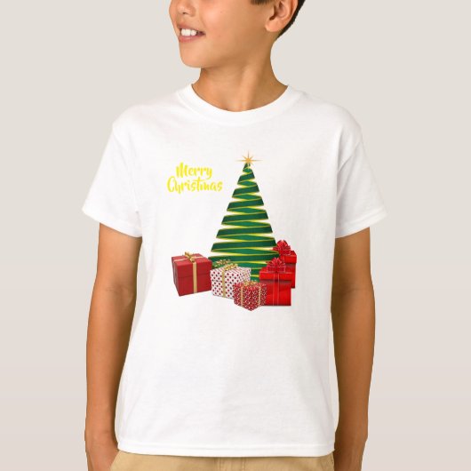 クリスマスめでたい~の木 Tシャツ (正面)