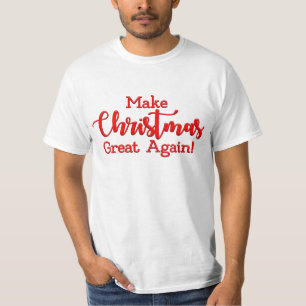 クリスマスもアメリカを偉大に Trump MAGA ジョーク ギフト Tシャツ