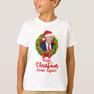 クリスマスもアメリカを偉大に Trump MAGA ジョーク ギフト Tシャツ