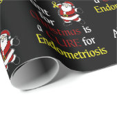 クリスマスやサンタに欲しいもの…子宮内膜症 ラッピングペーパー (ロールコーナー)