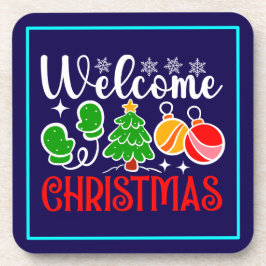 クリスマスようこそ コースター