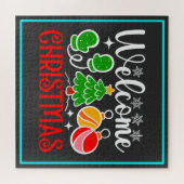 クリスマスようこそ ジグソーパズル (横)