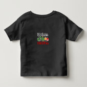 クリスマスようこそ トドラーTシャツ (裏面)