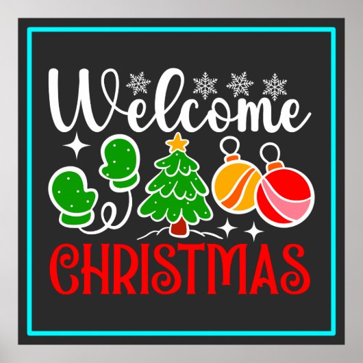 クリスマスようこそ ポスター (正面)