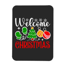 クリスマスようこそ マグネット