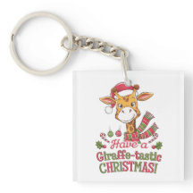 クリスマスよくはしゃぐキリン