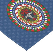 クリスマスよくはしゃぐテーブルランナー ショートテーブルランナー (コーナー)