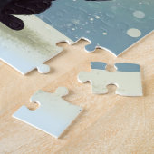 クリスマスよくはしゃぐ子猫 ジグソーパズル (側面)