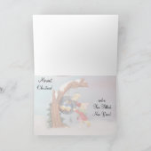 クリスマスよくはしゃぐ シーズンカード (内部)