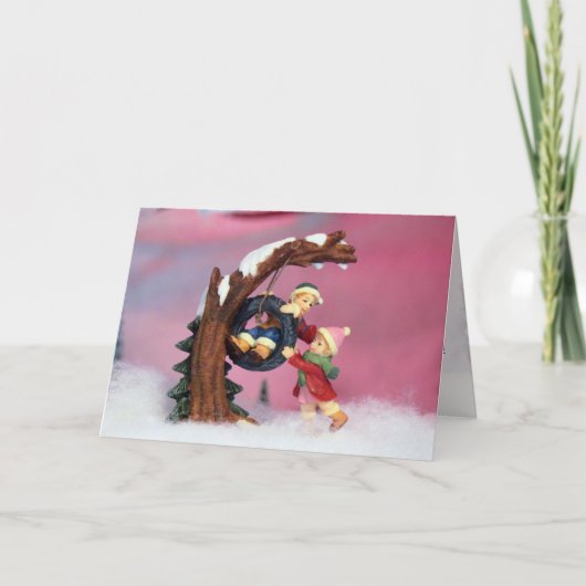 クリスマスよくはしゃぐ シーズンカード (正面)