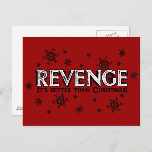 クリスマスよりいい復讐だ シーズンポストカード (正面/裏面)