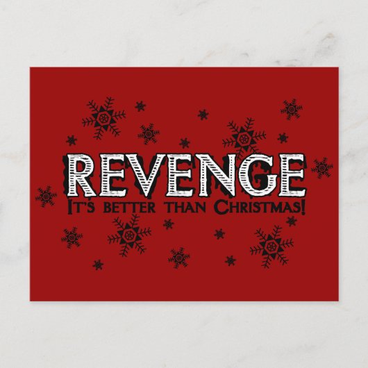 クリスマスよりいい復讐だ シーズンポストカード (正面)
