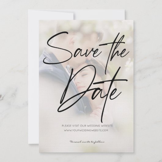 クリスマスより手紙がよく出る日付 セーブザデート (裏面)