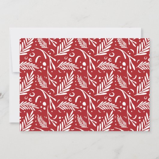 クリスマスより良い日付を保存クリスマスカード セーブザデート (裏面)