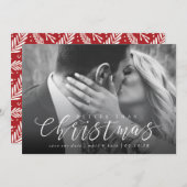 クリスマスより良い日付を保存クリスマスカード セーブザデート (正面/裏面)