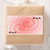 クリスマスらせん状&スター ラベル (インサイチュ)