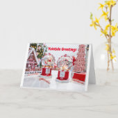 **クリスマスをあなたらしく楽しんで** カード (黄色い花)