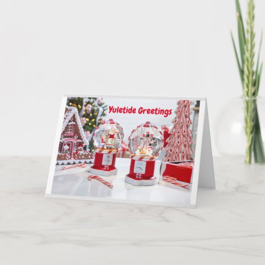 **クリスマスをあなたらしく楽しんで** カード (正面)