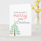 クリスマスをあなた自身で楽しいものにしよう カード。空白 カード (黄色い花)