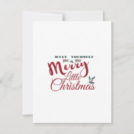 クリスマスをあなた自身で楽しく過ごそう カード