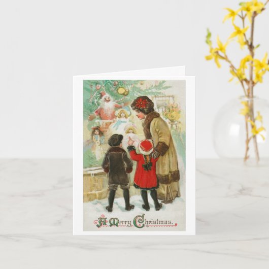 『クリスマスをおめでとう（1912年）』のカード カード (黄色い花)