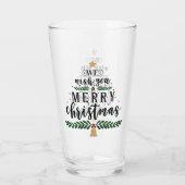 クリスマスをお祈りします タンブラーグラス (裏面)