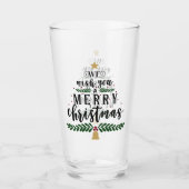 クリスマスをお祈りします タンブラーグラス (正面)