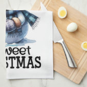 クリスマスをお祈り キッチンタオル (四つ折り)