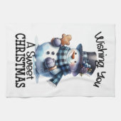 クリスマスをお祈り キッチンタオル (横)