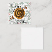 クリスマスをお祝いしたくて通り過ぎてきました ノートカード (正面/裏面)