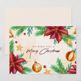 クリスマスをお祝いします シーズンカード