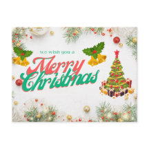 クリスマスをお祝いします