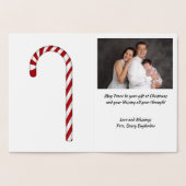 クリスマスをお祝いしようぜ、みんな!おもしろいクリスマスデザイン、ZSG 箔カード (内部)