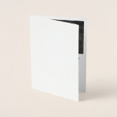 クリスマスをお祝いしようぜ、みんな！面白いクリスマスデザイン、ZSG 箔カード (正面)