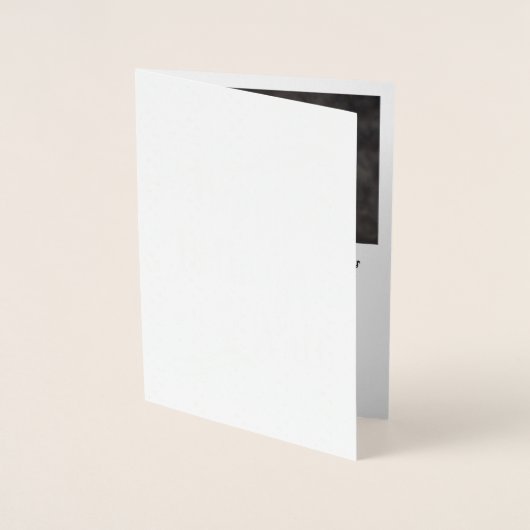 クリスマスをお祝いしようぜ、みんな!面白いクリスマスデザイン、ZSG 箔カード (正面)