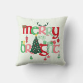 クリスマスをお祝いしよう クッション (裏面)