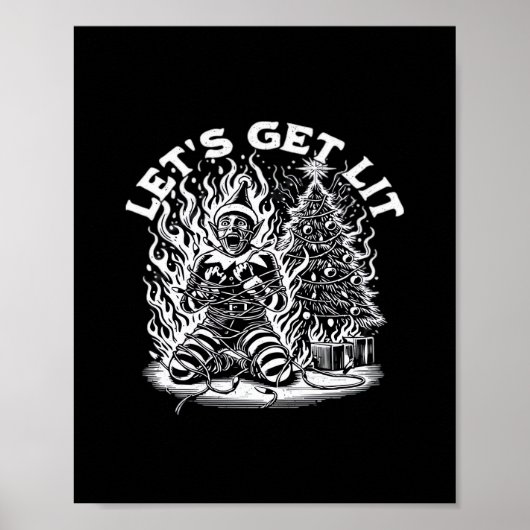 クリスマスをお祝いしよう Let's Get Lit Christmas ポスター (正面)