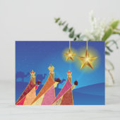 クリスマスをお祝い | 沈黙の夜 三人の賢人 シーズンカード (スタンド正面)