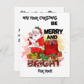 クリスマスをお願い シーズンカード (正面/裏面)