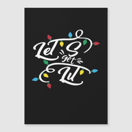 クリスマスをイルミネーションで盛り上げよう！ 面白いクリスマスデザイン (正面)