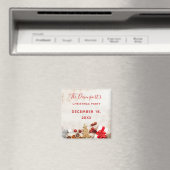 クリスマスをテーマにしたアイテムのパーティー日付 マグネット (インサイチュ (食洗機))