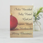 クリスマスをテーマにしたクリスマスボール (スタンド正面)